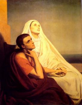 阿裡 謝弗 Saint Monique and Saint Augustine 阿裡 謝弗 Saint Monique and Saint Augustine